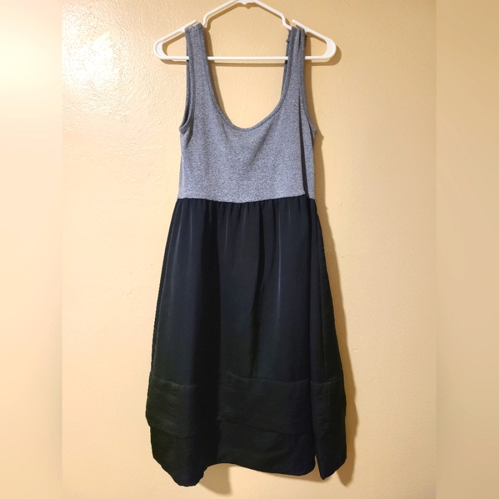 Mossimo Black and Gray Tank Dress